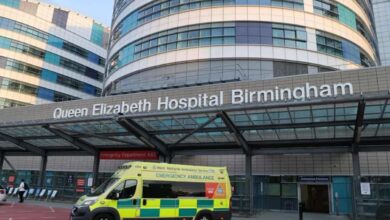 سيدة إنجليزية حامل تسقط في غيبوبة كوفيد-19 في مستشفى برمنجهام وتستيقظ لتجد توأميها عمرهما أسبوعين