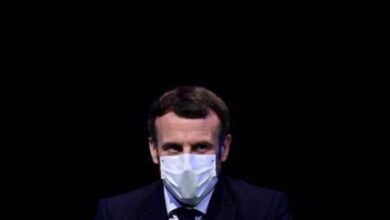 الرئيس الفرنسي ماكرون يصاب بكوفيد-19
